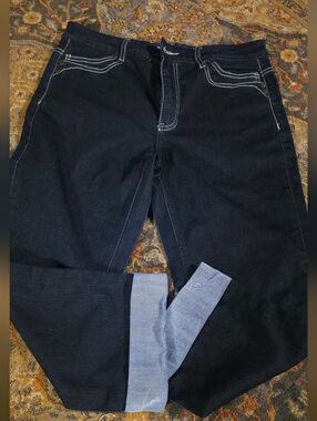 Santana Women’s Dark Blue Jeans - Classic Cropped Fit